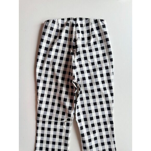 RAG & BONE Simone White Black Gingham Stretch Twill Skinny Trouser Pants, Size 2 - Picture 8 of 14